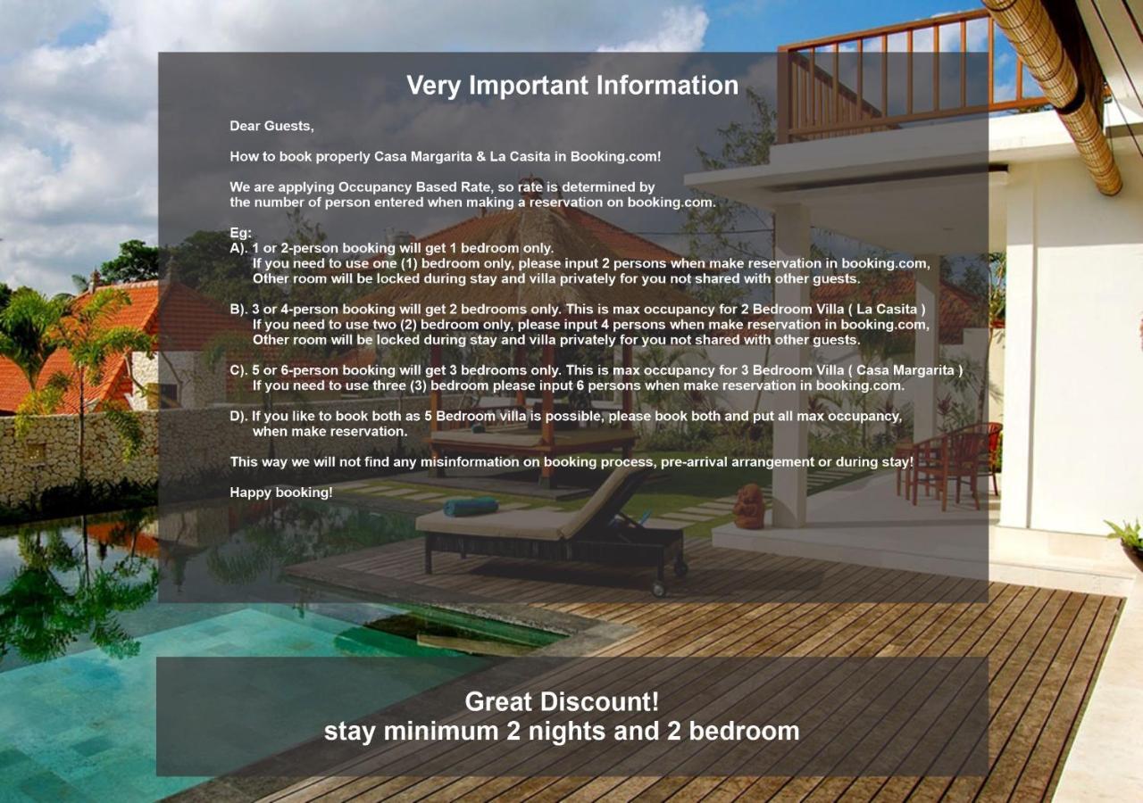 Casa Margarita Bali Villa Canggu Eksteriør billede